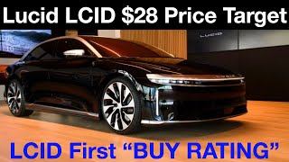 Lucid Stock LCID Gets Price Target $28 from Citi Analyst "BUY Rating" | Warrants Must Redeem Oct 8