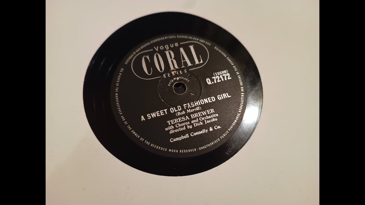 a-sweet-old-fashioned-girl-teresa-brewer-78rpm-youtube