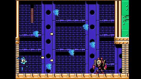 Mega Man 3 - Doc Air Man (buster only, no damage)