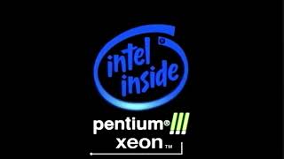 Intel Pentium 𝙞𝙞𝙞 Xeon Animation Full HD 1999 - 2002 Logo Resimi