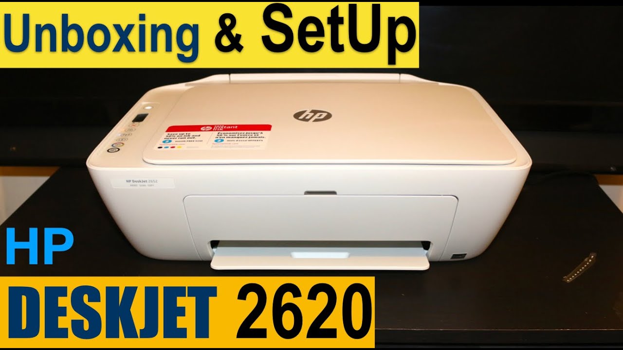 Irreplaceable Ed lejr HP DeskJet 2620 SetUp, Unboxing, Install Setup Ink, Scan Alignment Page,  Quick Copy Test review !! - YouTube