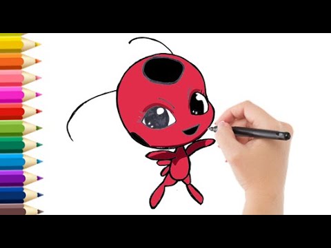  Como Dibujar Tikki de Ladybug / How to Draw Tikki from Ladybug  Disney