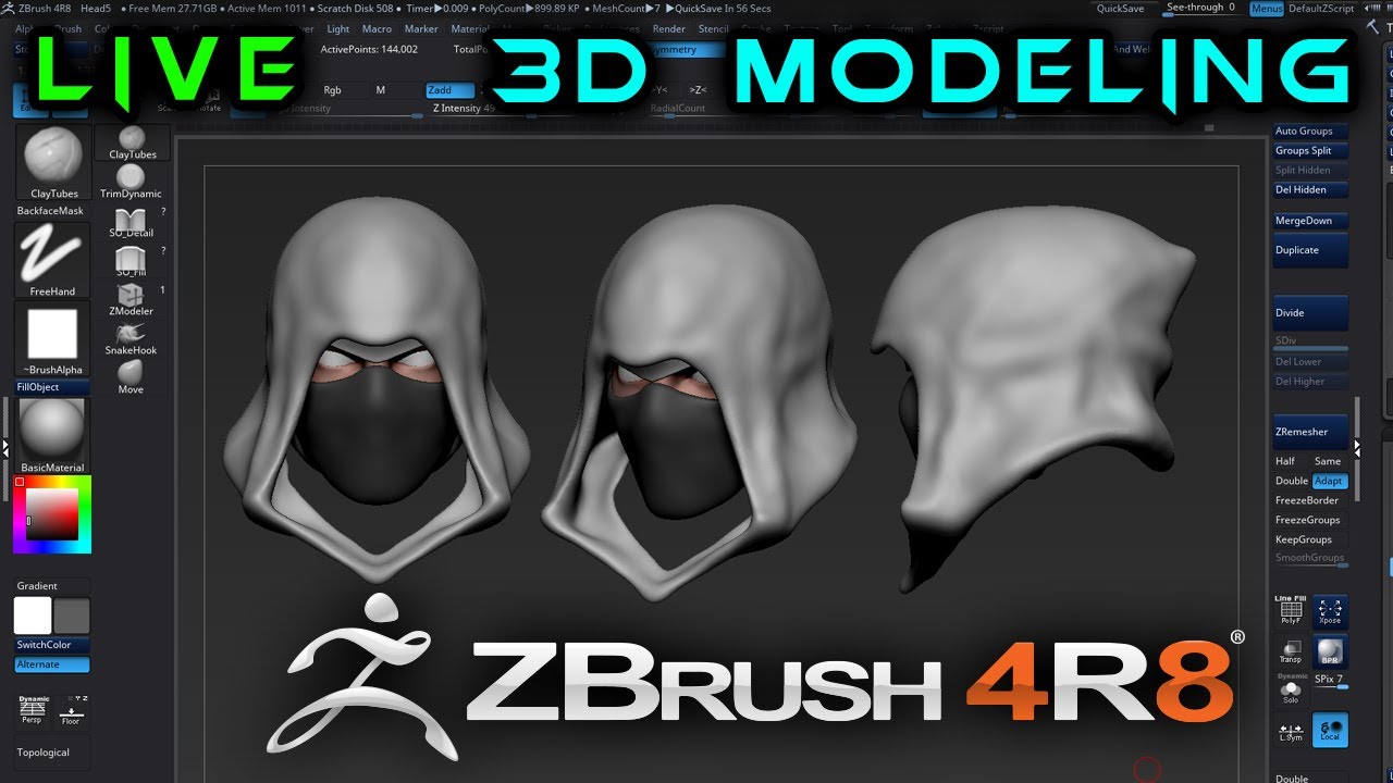 building a character from scratch in zbrush