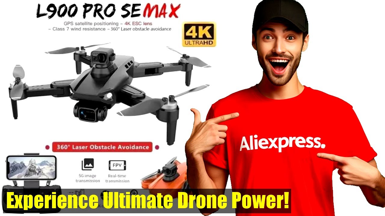 L900 Pro SE MAX GPS Drone - 4K Professional Dual HD Camera Quadcopter ...