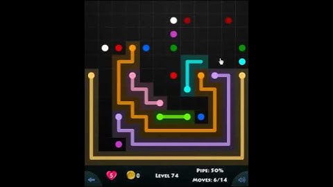 12 × 12 MANIA LEVEL 74 - FLOW GAME ON FACEBOOK Connect the dots