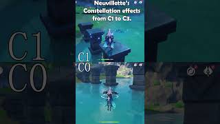 Neuvillette’s Constellation effects from C1 to C3
