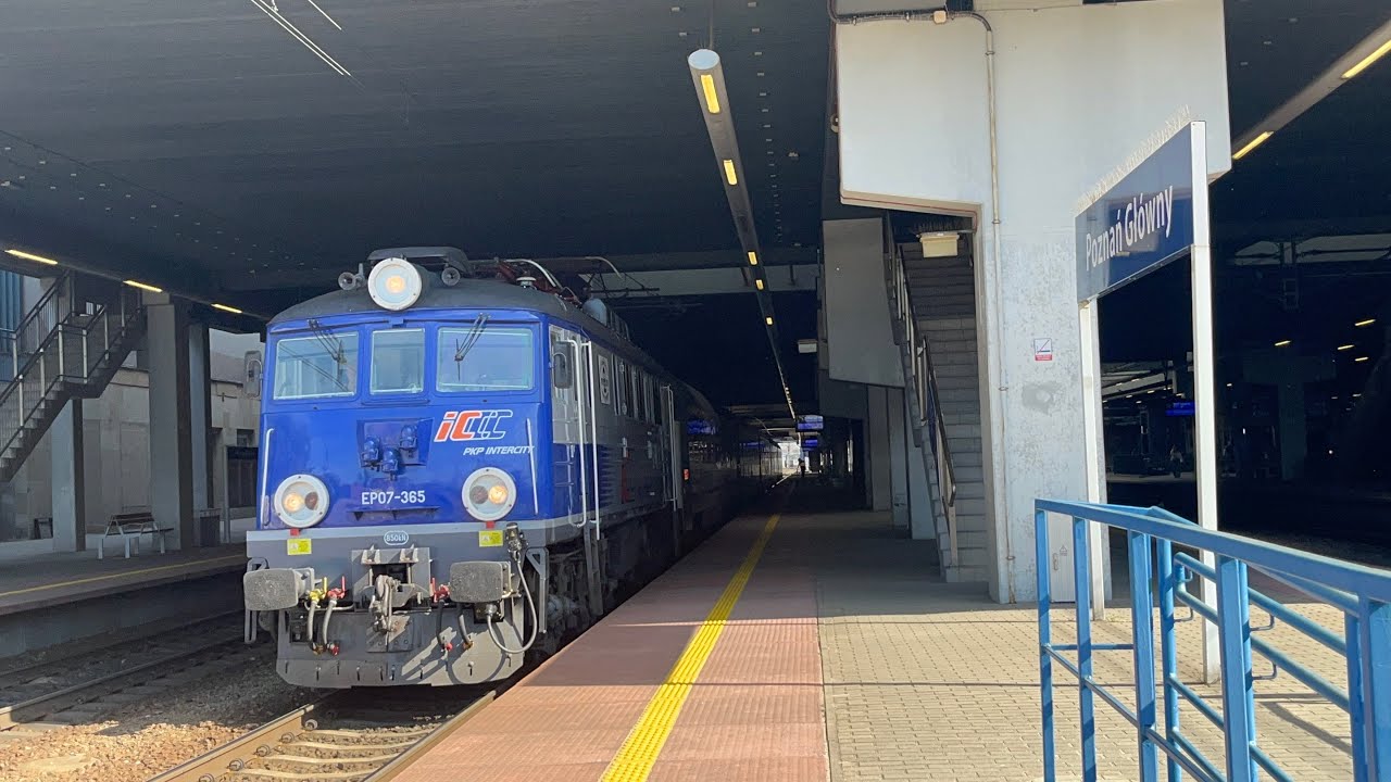Pociągi na stacji Poznań główny