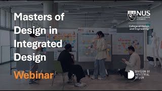 Masters of Design in Integrated Design Webinar - 16 Sept 2023