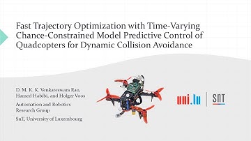 Trajectory Optimization & Chance-Constrained MPC of UAVs for Dynamic Collision Avoidance
