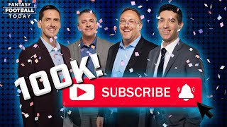 🎉 Live Q&A: Celebrating 100K Subscribers! Ask Your Fantasy Football Questions Before Kickoff!