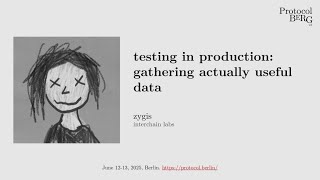 Protocol Berg v2: zygis - testing in production  gathering actually useful data