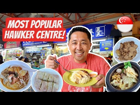 Vídeo: Jantar no Maxwell Food Centre, Singapura