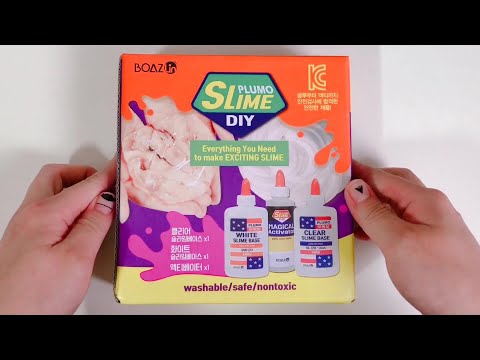 쁠루모 DIY 슬라임 ★ clear <strong>slime</strong>, butter <strong>slime</strong> DIY Complete in <strong>three</strong> minutes!
