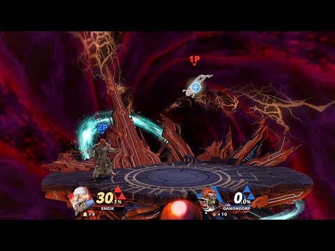 [SSBU] シーク 上B 浮身 慣性利用 [スマブラSP]