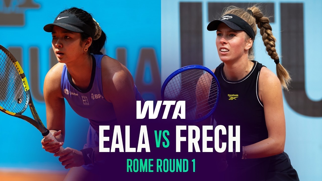 Alexandra Eala vs. Magdalena Frech | 2026 Rome Round 1 | WTA Match Highlights