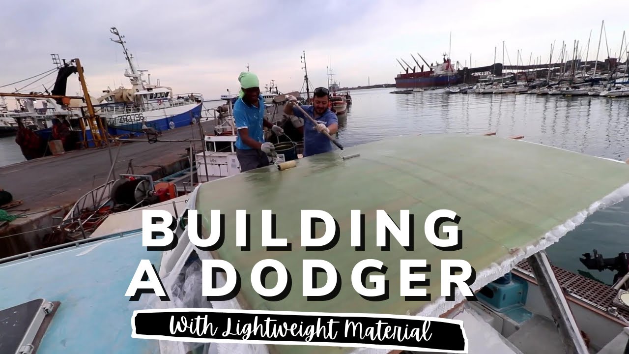 BUILDING our DODGER/BIMINI! Part 1 | YACHT REBUILD WEEK 29
