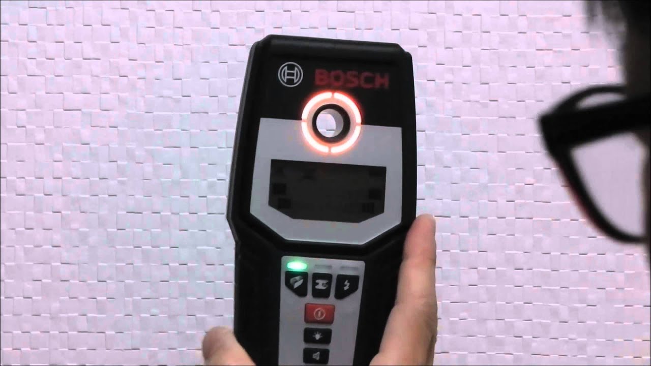 BOSCH GMS 120 壁裏センサー - YouTube