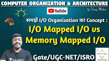 Computer Organization #64: I/O Mapped I/O & Memory Mapped I/O