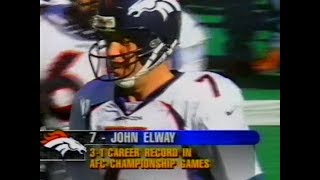 19980111 AFC Championship Game Denver Broncos vs Pittsburgh Steelers