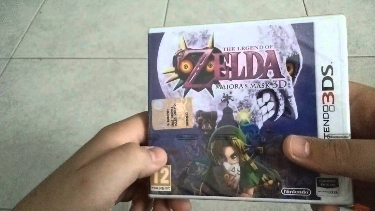 New Nintendo 3Ds + Majora's Mask + Pokemon Faceplate Unboxing ITA