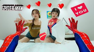 SPIDER-MAN HAS SUPER POWERS || THESE CRAZY GIRLS WANT SPIDER-MAN ENDS WITH SUPER GIRL In Real Life