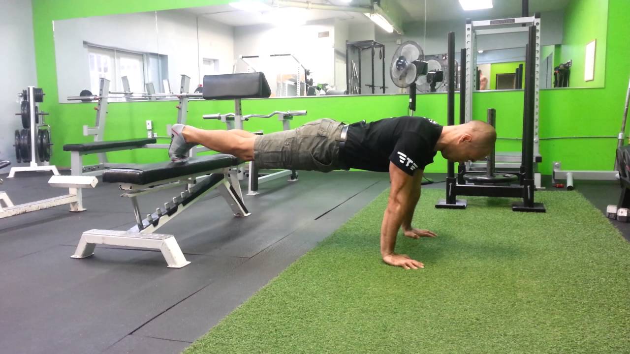Mechanical drop set push up part 1 YouTube