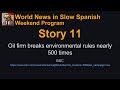 World News in Slow Spanish Weekend Program — Mar 21, 2026 AM | Project, Hail, Mary