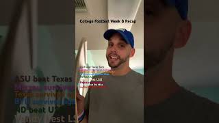 College Football Week 8 Recap #trending #shorts #youtubeshorts #collegefootball #viral #viralvideo