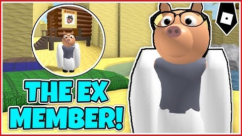 How to get "THE EX MEMBER" BADGE + TSP PILLOW PONY MORPH/SKIN in PIGGY RP CUSTOMS ROLEPLAY! - ROBLOX