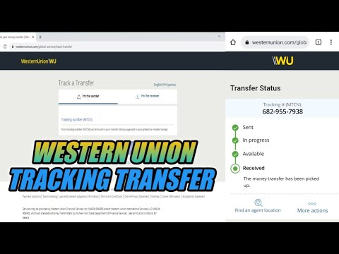 How To Track Remittance In Western Union (tagalog)