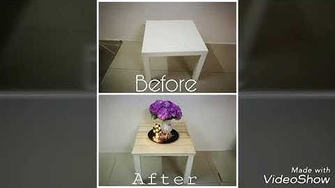 DIY IKEA Lack Table Makeover