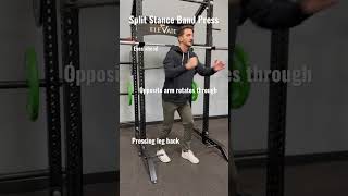 Split Stance Band Press