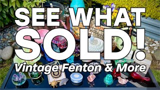 Current Sold Prices on Fenton, Jewelry, Antique & Vintage!