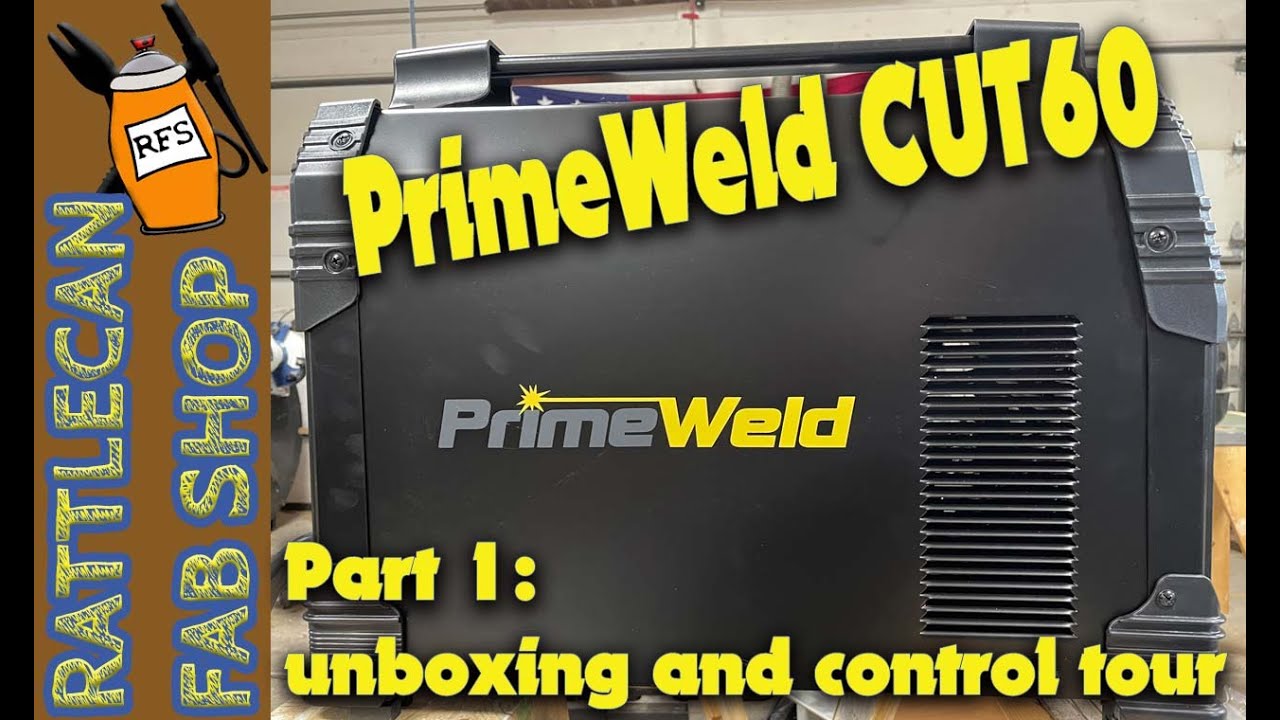 PrimeWeld CUT 60 plasma cutter part 1 unboxing and tour RATTLECAN