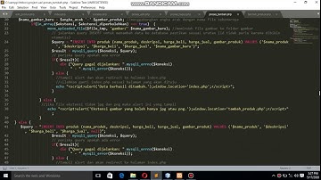 KONEKSI DATABASE dan CRUD PRODUK DENGAN GAMBAR By IZZA (desain web)