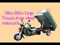motorcycle Cargo Tricycle three wheel 150cc200cc