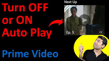 How to turn OFF Auto Play on Amazon Prime