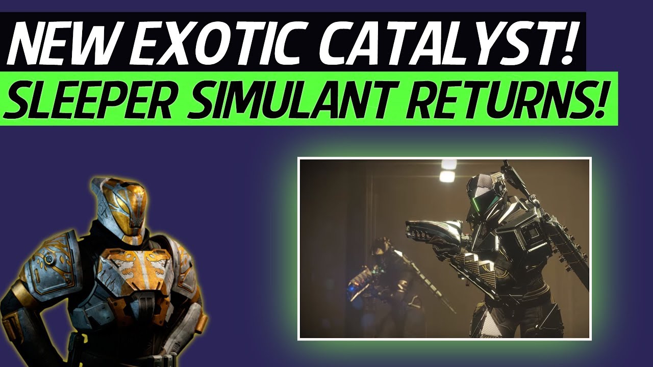 Destiny 2 Sleeper Simulant Catalyst Upgraded Easy Farming Method www