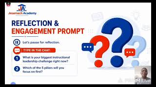 INSTRUCTIONAL LEADERSHIP WEBINAR