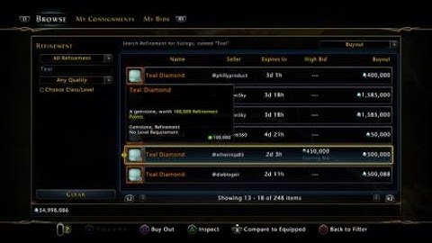 Neverwinter PSA If You Are Buying Refinement (PS4/ 5)