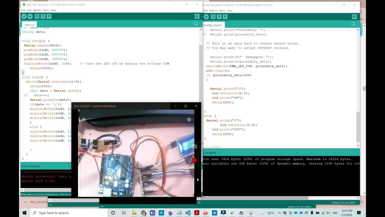 Serial Communication between MCU (Arduino and ATtiny 3216) - YouTube