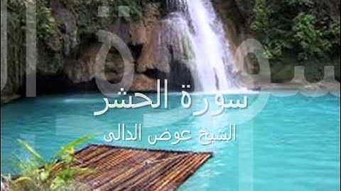 سورة الحشر.بصوت الشيخ عوض الدالى .كفر الدوار