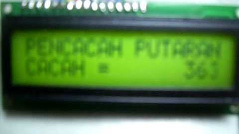 Applications PIC16F84 As a Counter With LCD Display (PART 1).AVI