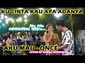 AKU CINTA KAU APA ADANYA (AKU MAU) - ONCE (LIRIK) COVER NABILA MAHARANI DI MENOEWA KOPI JOGJA