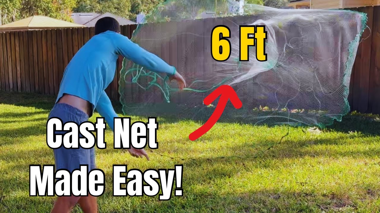 How to Throw a 6 Ft Cast Net (Step-by-Step Guide) - YouTube