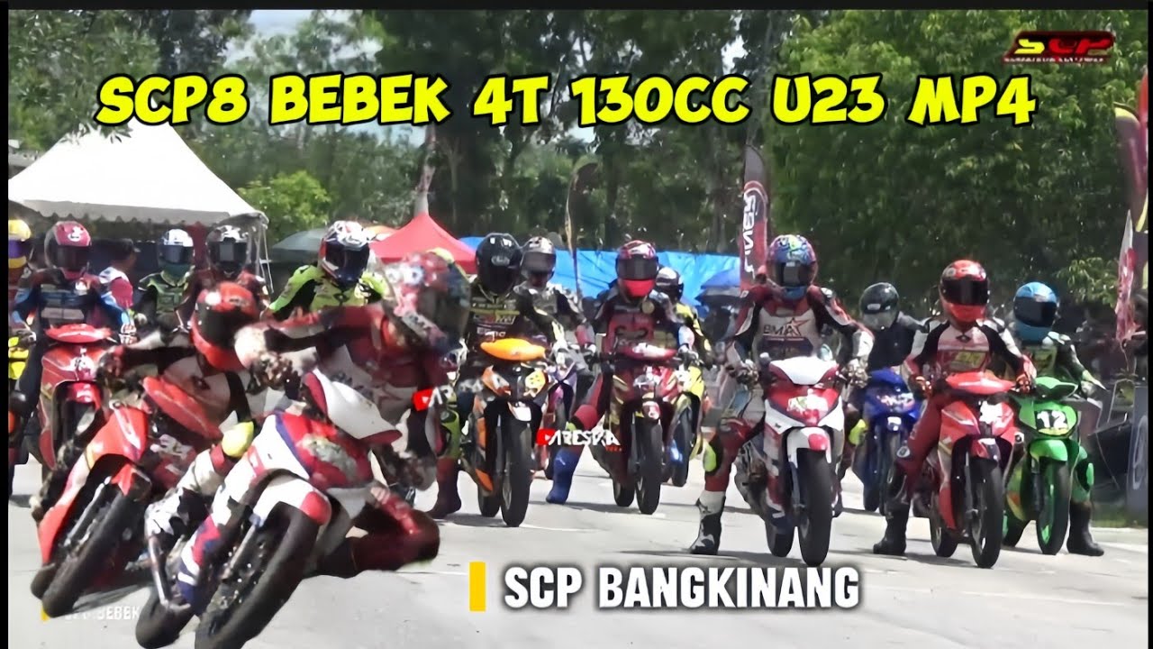 RACE‼️ Scp8 Bebek 4t 130cc mp4 U23, Mohd Silmy helsinky Tercepat,Team Bintang Mandiri Aceh K MBKW2