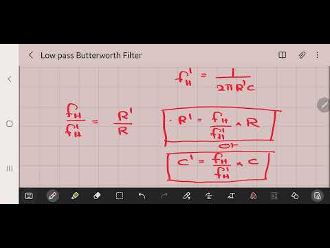 First order low pass Butterworth Filter - YouTube