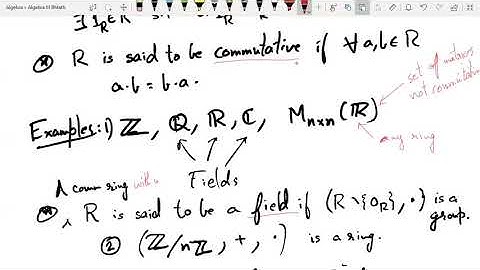 BMath Algebra III: Rings and modules - Lecture 1