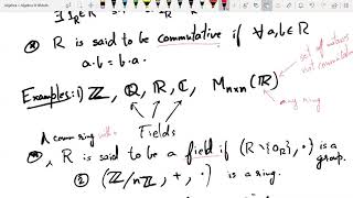 BMath Algebra III: Rings and modules - Lecture 1