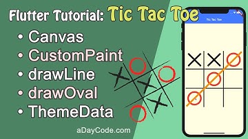 [Flutter Tutorial] How to  Play Tic Tac Toe on Canvas